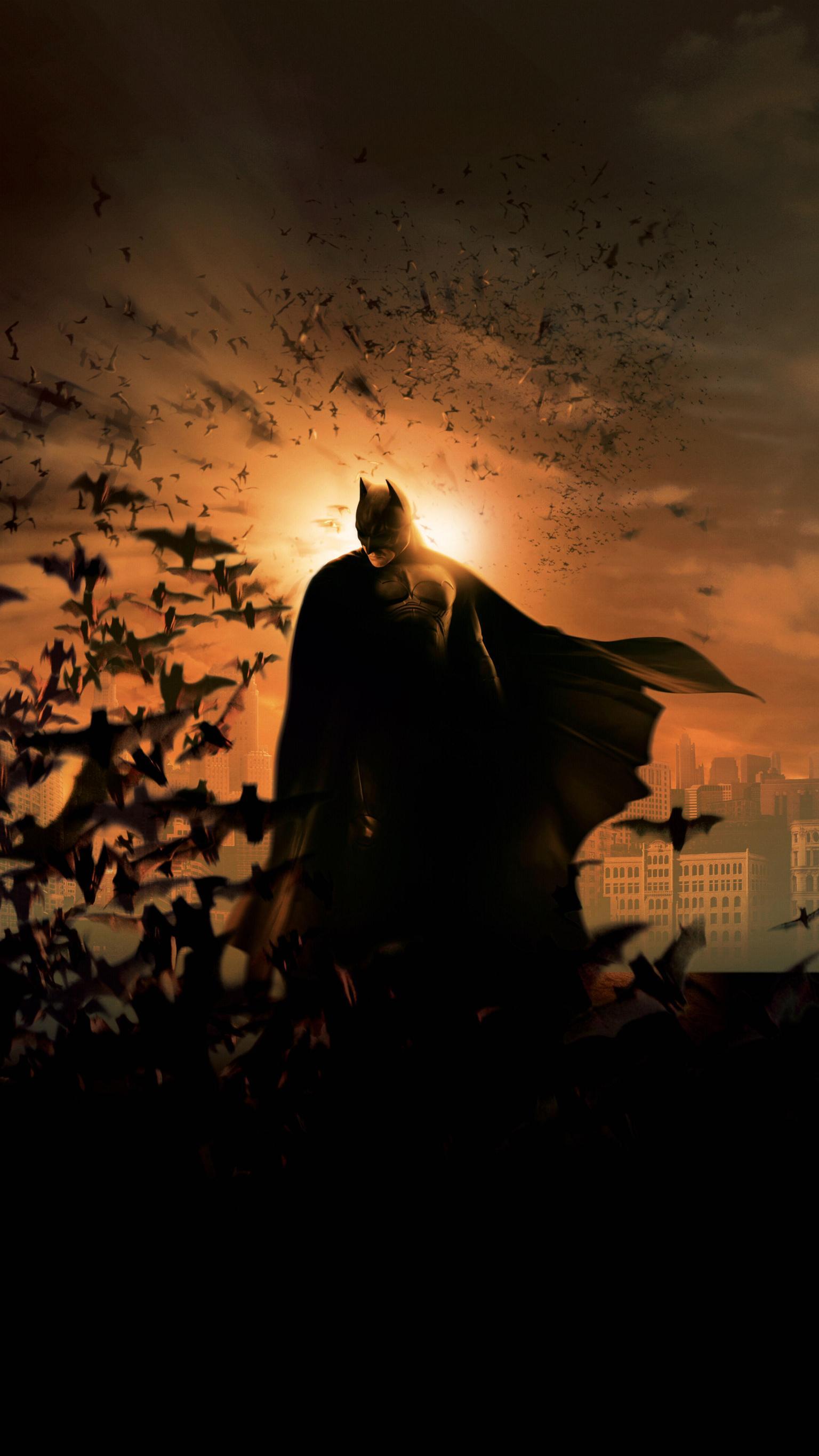 Batman Begins (2005) Phone Wallpaper