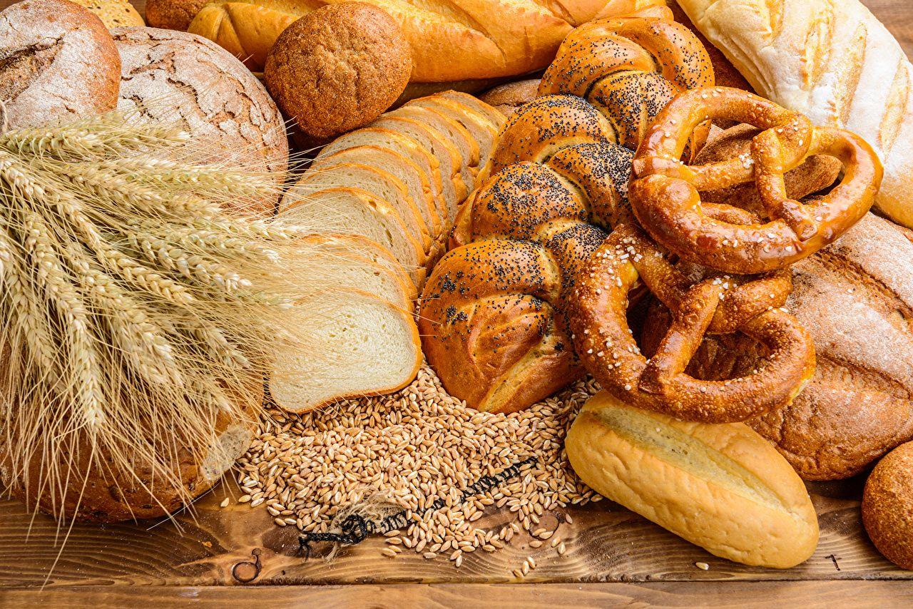Desktop Wallpaper Wheat Buns Bread spikes Food baking