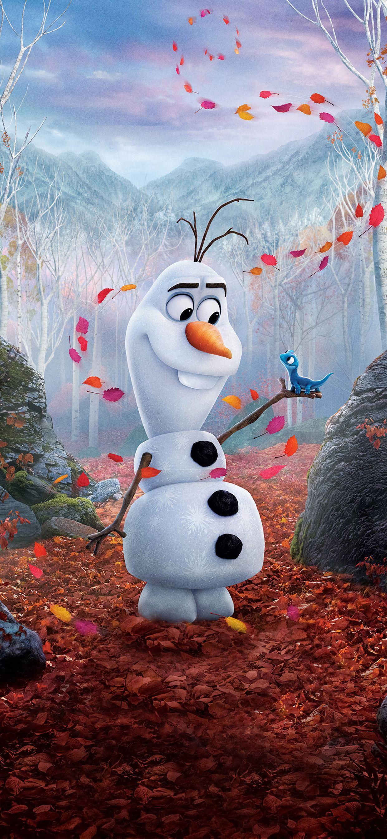 Olaf In Frozen 2 2019 iPhone XS MAX HD 4k Wallpaper