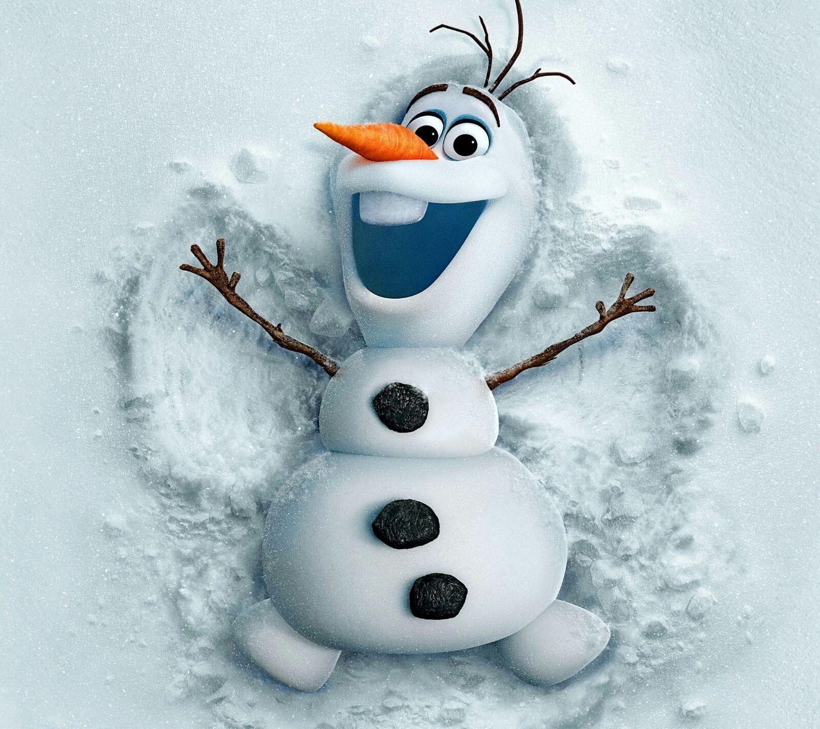 Disney Frozen Olaf digital wallpaper, Olaf, snowman, Frozen movie