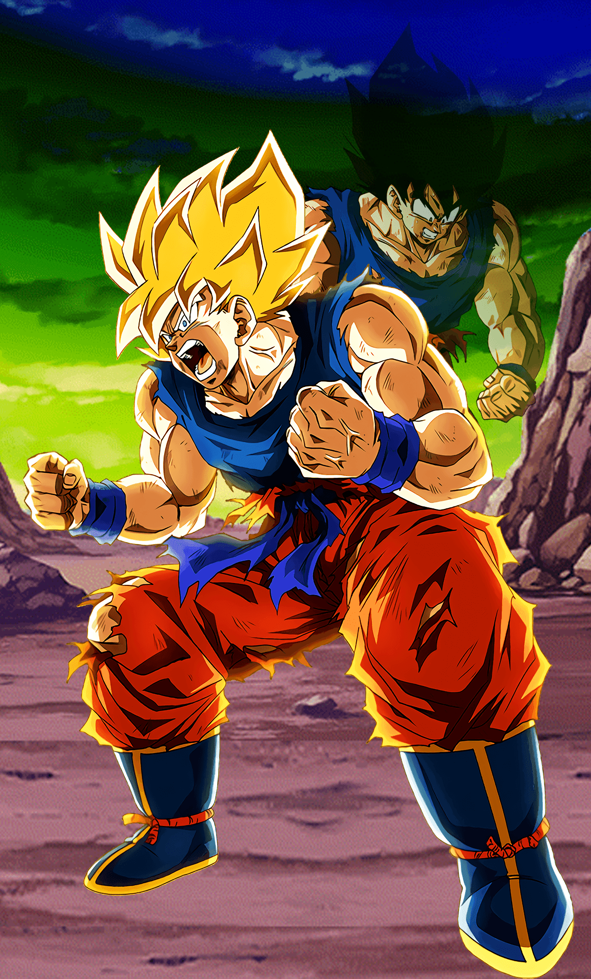 SSJ Goku HD Wallpaper! More versions and HD download below!
