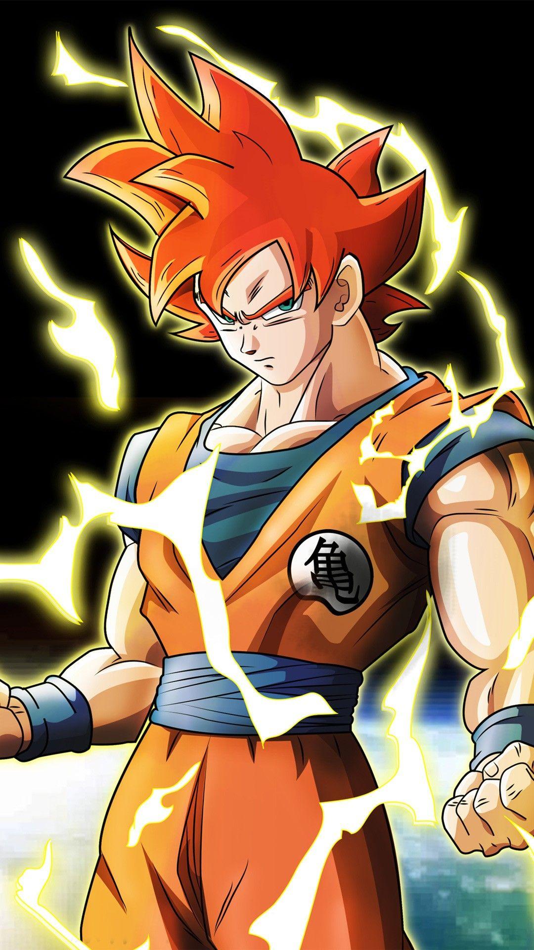 Goku Super Saiyan God HD Wallpaper For Android Android