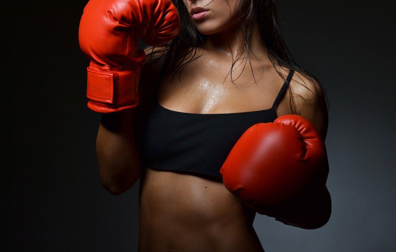 Wallpaper hot, , woman, boxing, boxing gloves image