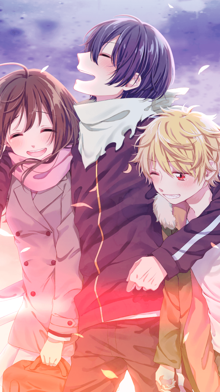 Noragami Yato Yukine And Hiyori Wallpaper iPhone, HD Wallpaper