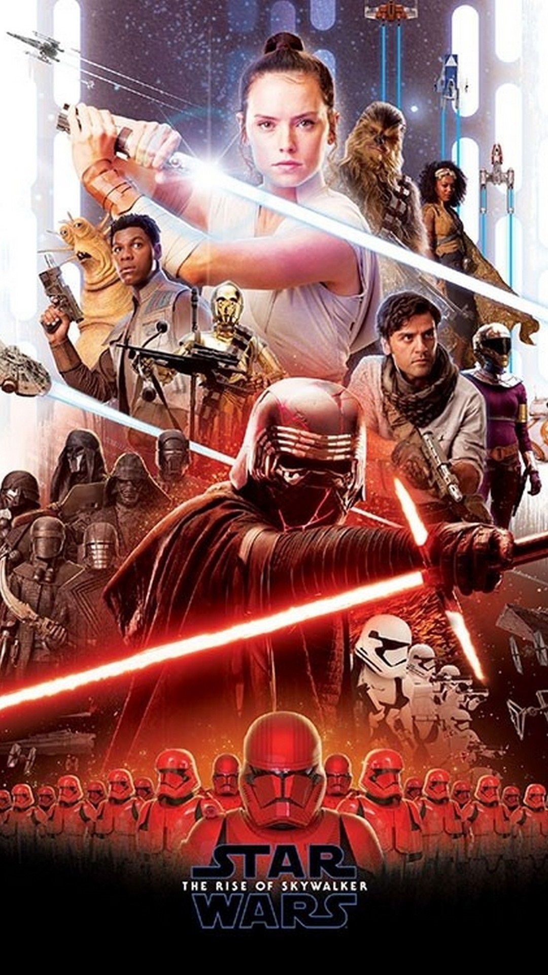 Star Wars The Rise of Skywalker iPhone X Wallpaper Movie Poster Wallpaper HD