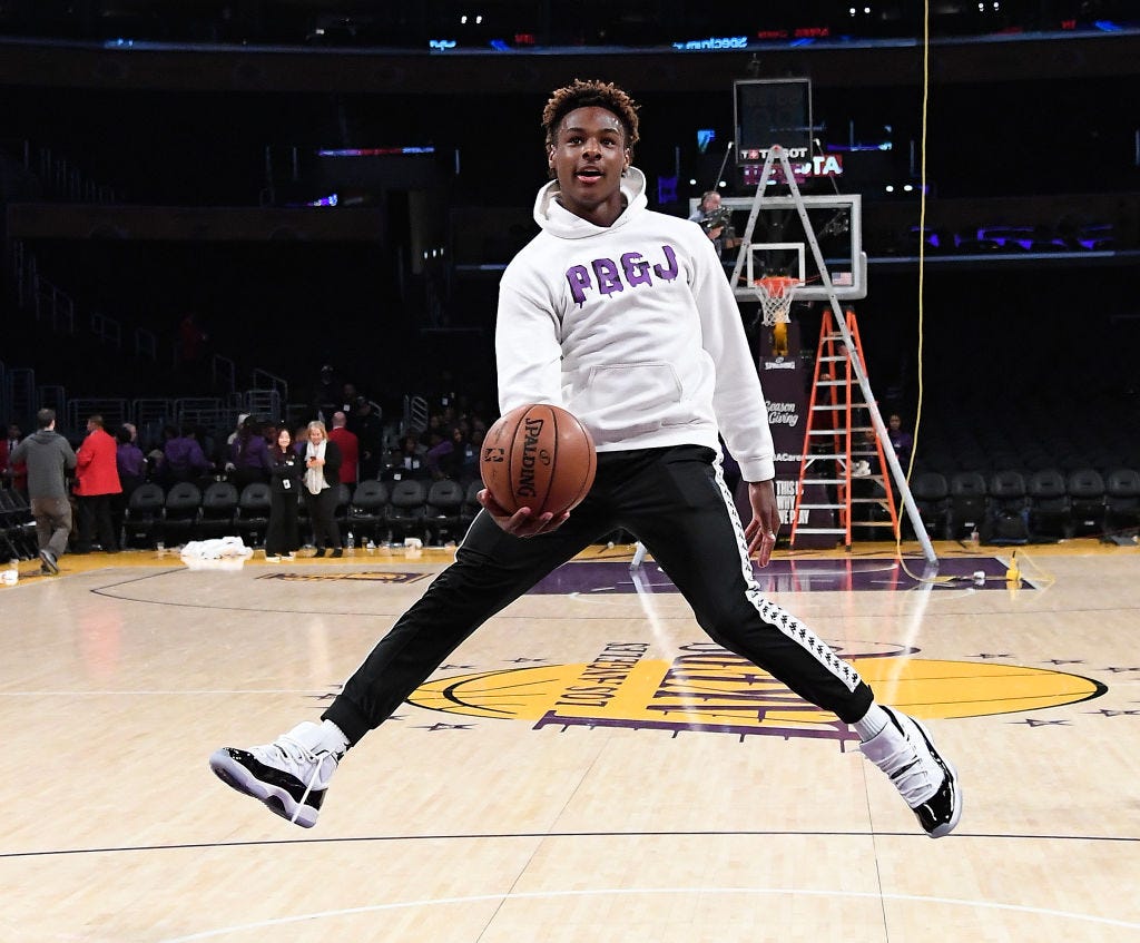 Bronny James and Zaire Wade will be on ESPN 15 times this season