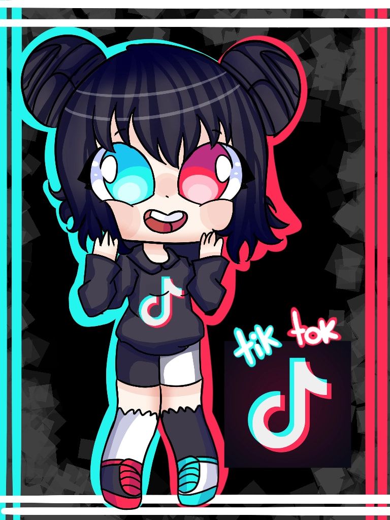 tiktok #GachaLife sorry my sister remobed it my drawing tik tok