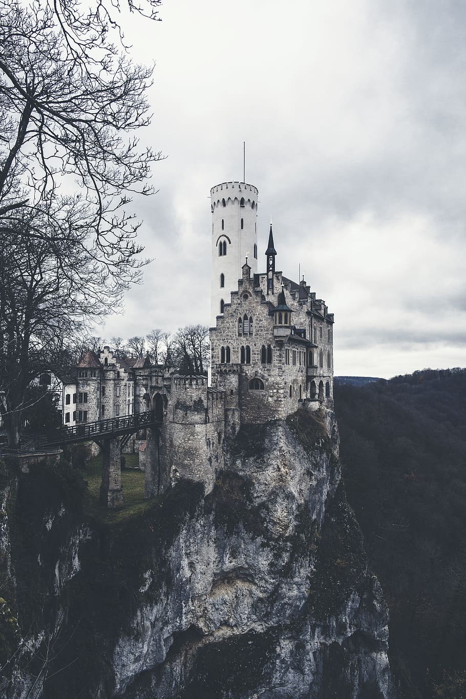 HD wallpaper: castle, lichtenstein, knight's castle, lichtenstein