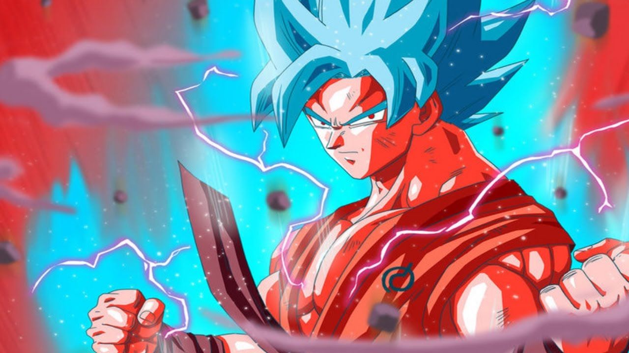 Goku Highest Power Level Super Saiyan Blue Kaioken Dragon Ball