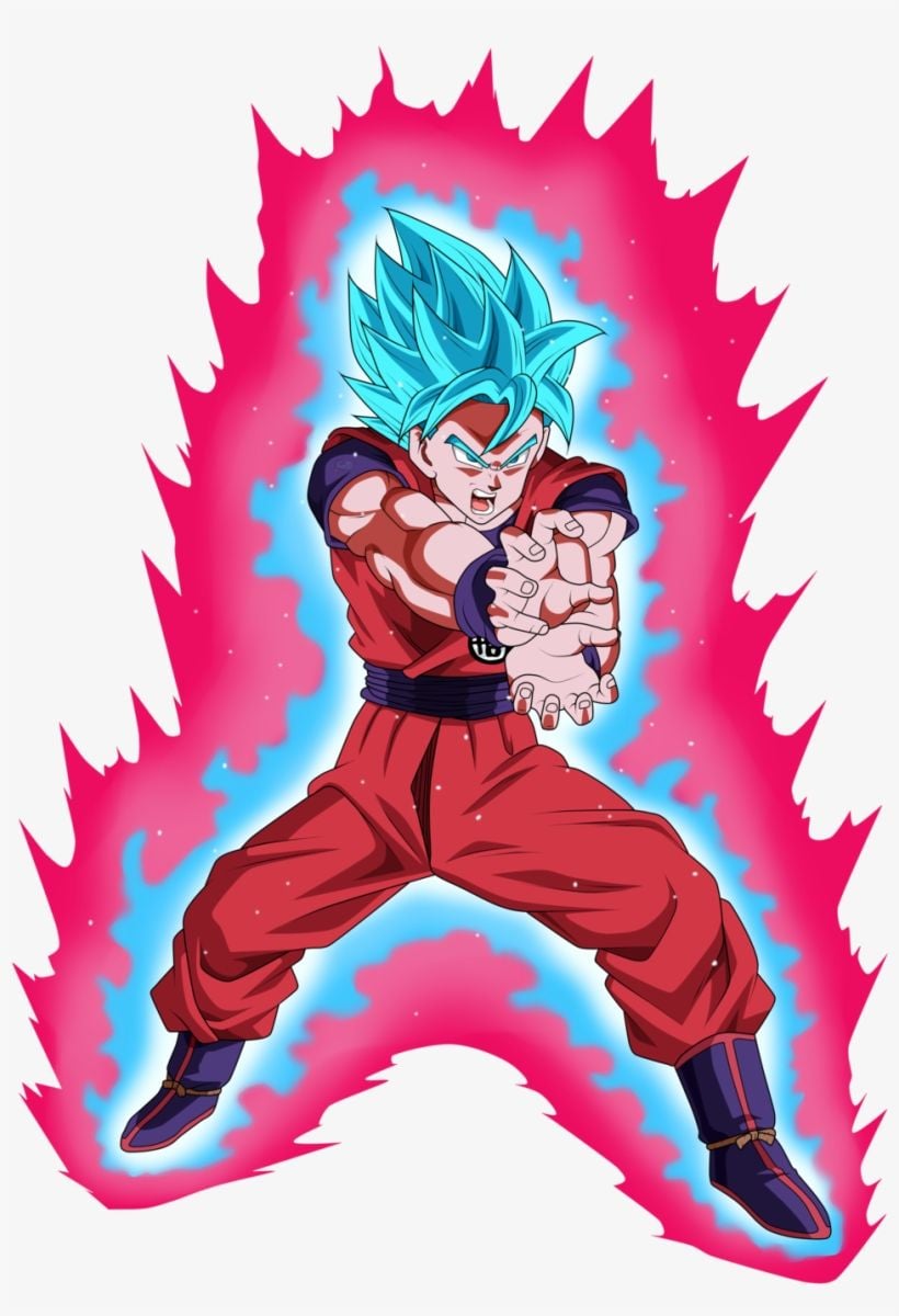 Goku Clipart Super Saiyan God Super Saiyan Blue Kaioken Png