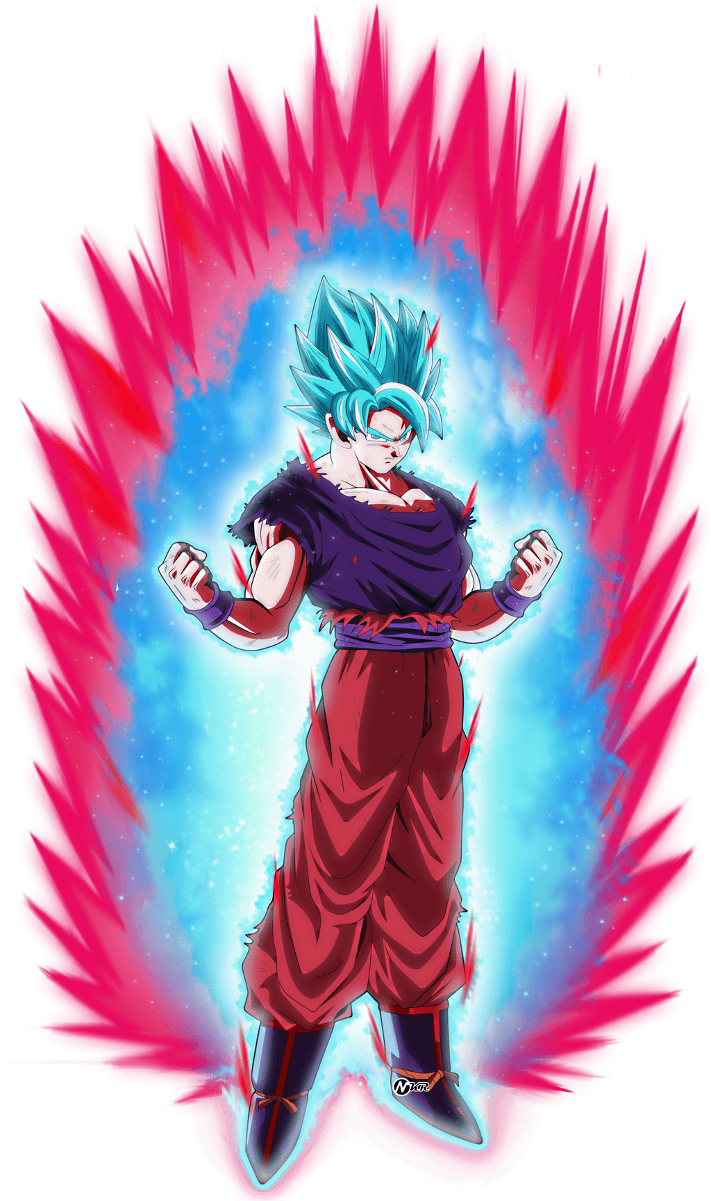 Super Saiyan Blue Kaioken X20 Wallpapers Wallpaper Cave