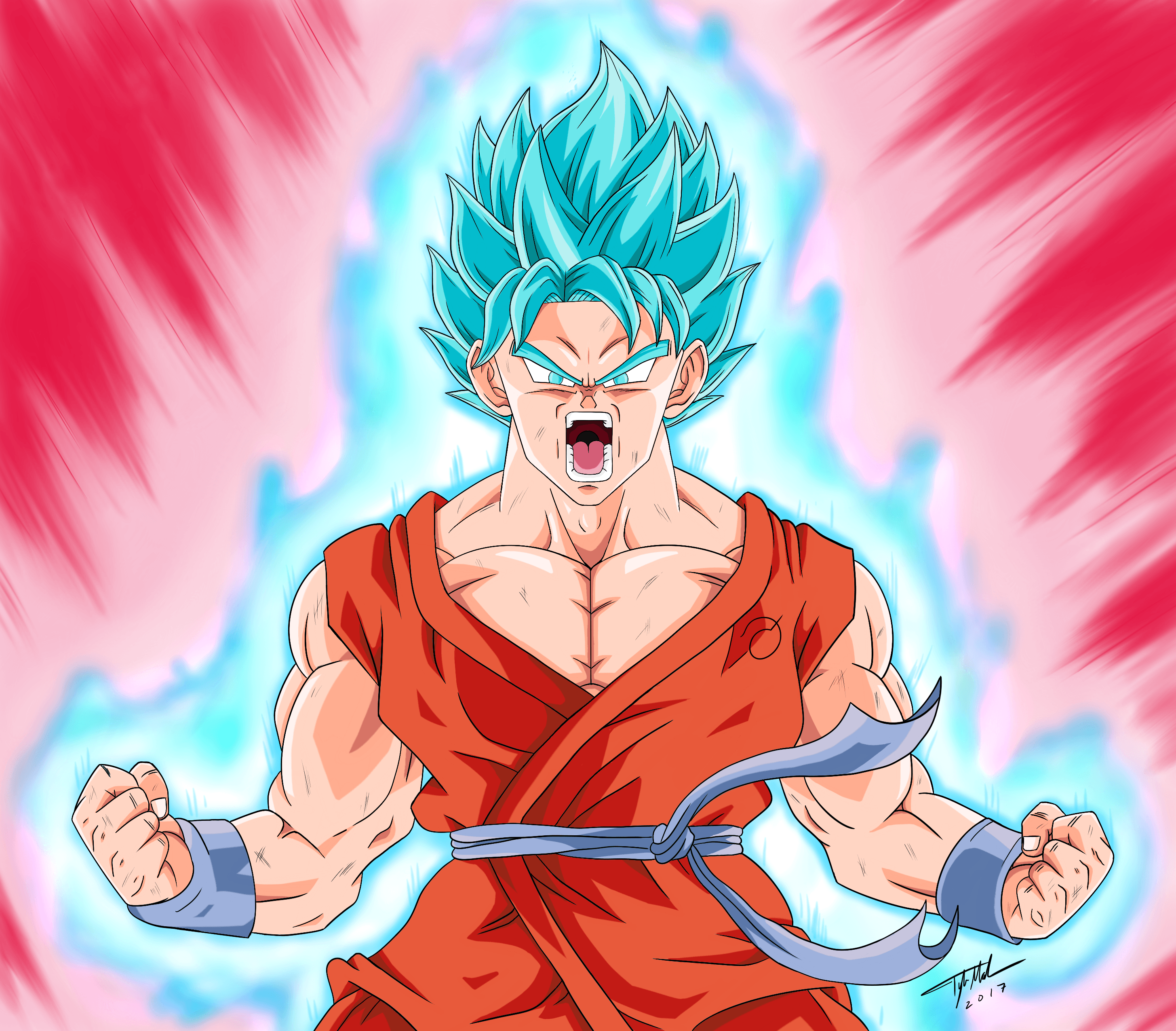 Goku Super Saiyan Blue Kaioken