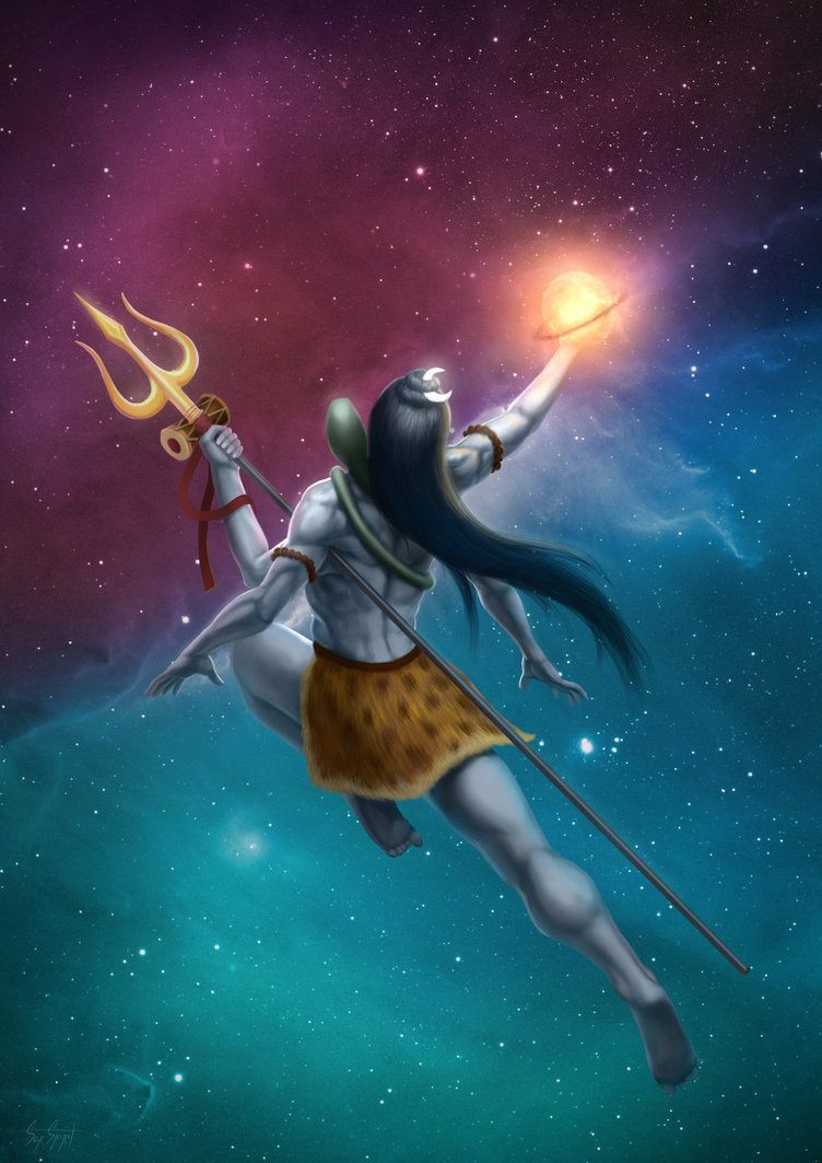 Lovely HD Animated Wallpaper Of Lord Shiva