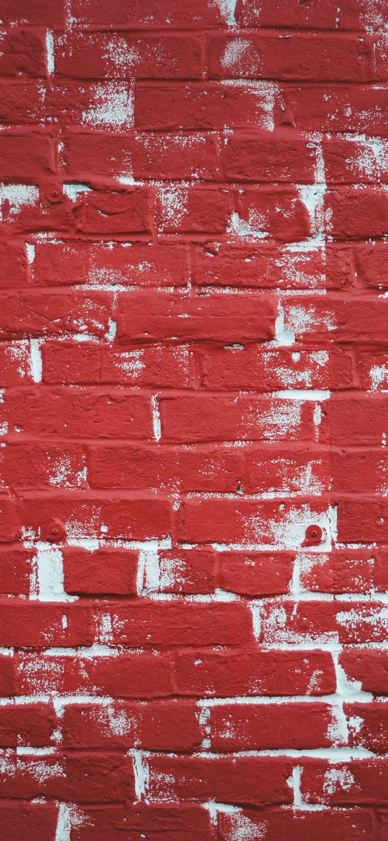 Red Bricks Wall, Texture 1242x2688 IPhone 11 Pro XS Max Wallpaper