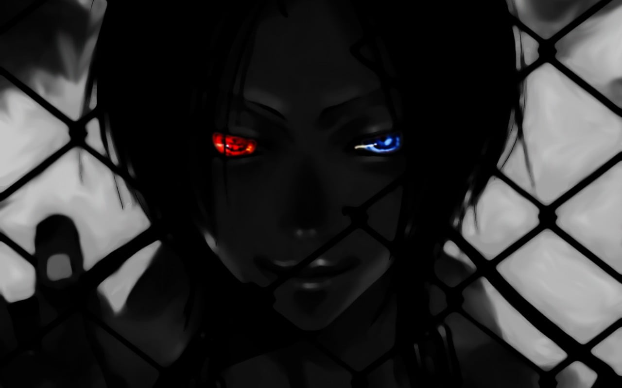 Anime character with blue and red eye wallpaper, Rokudo Mukuro