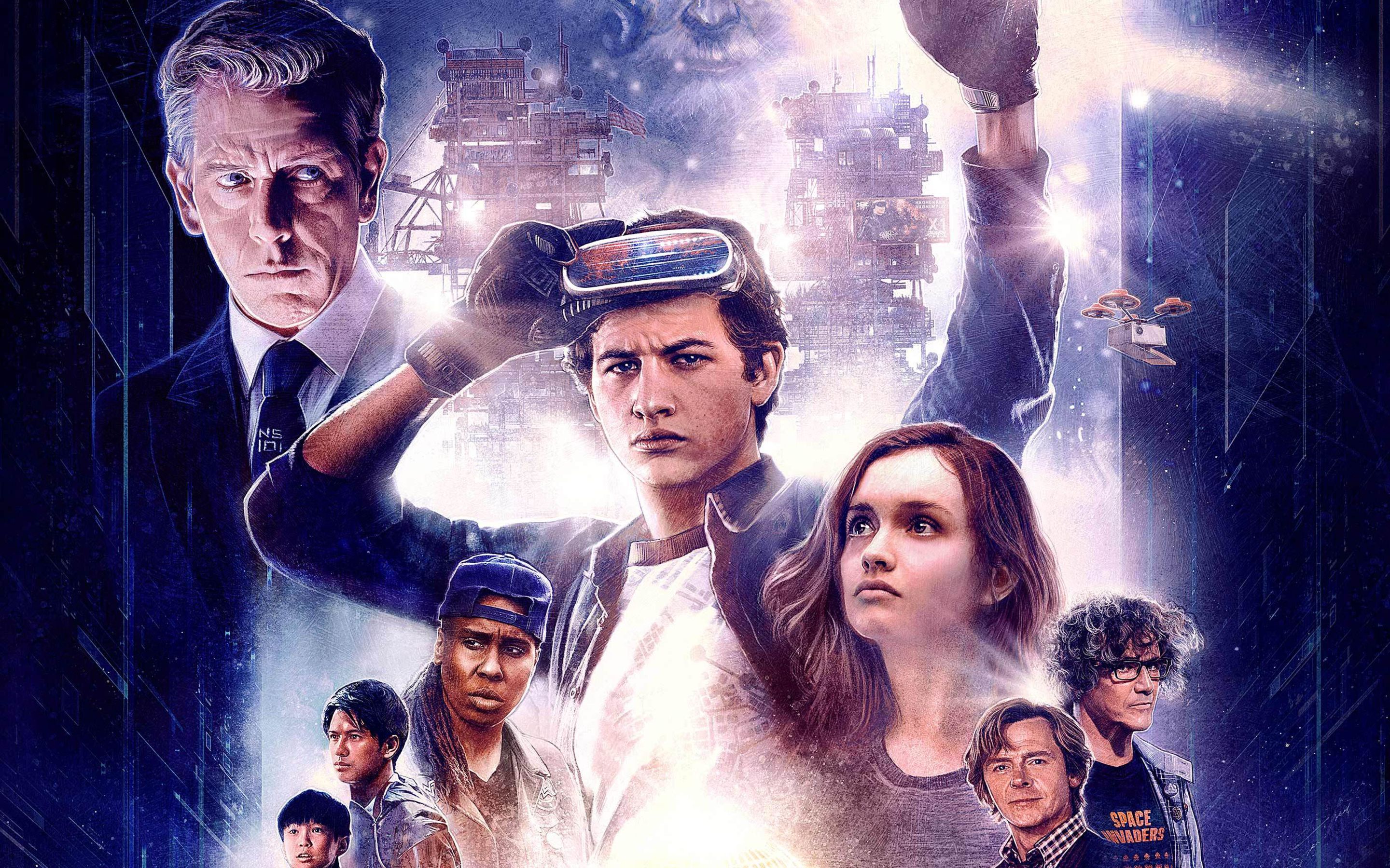 Download wallpaper Ready Player One, art, 2018 movie, poster