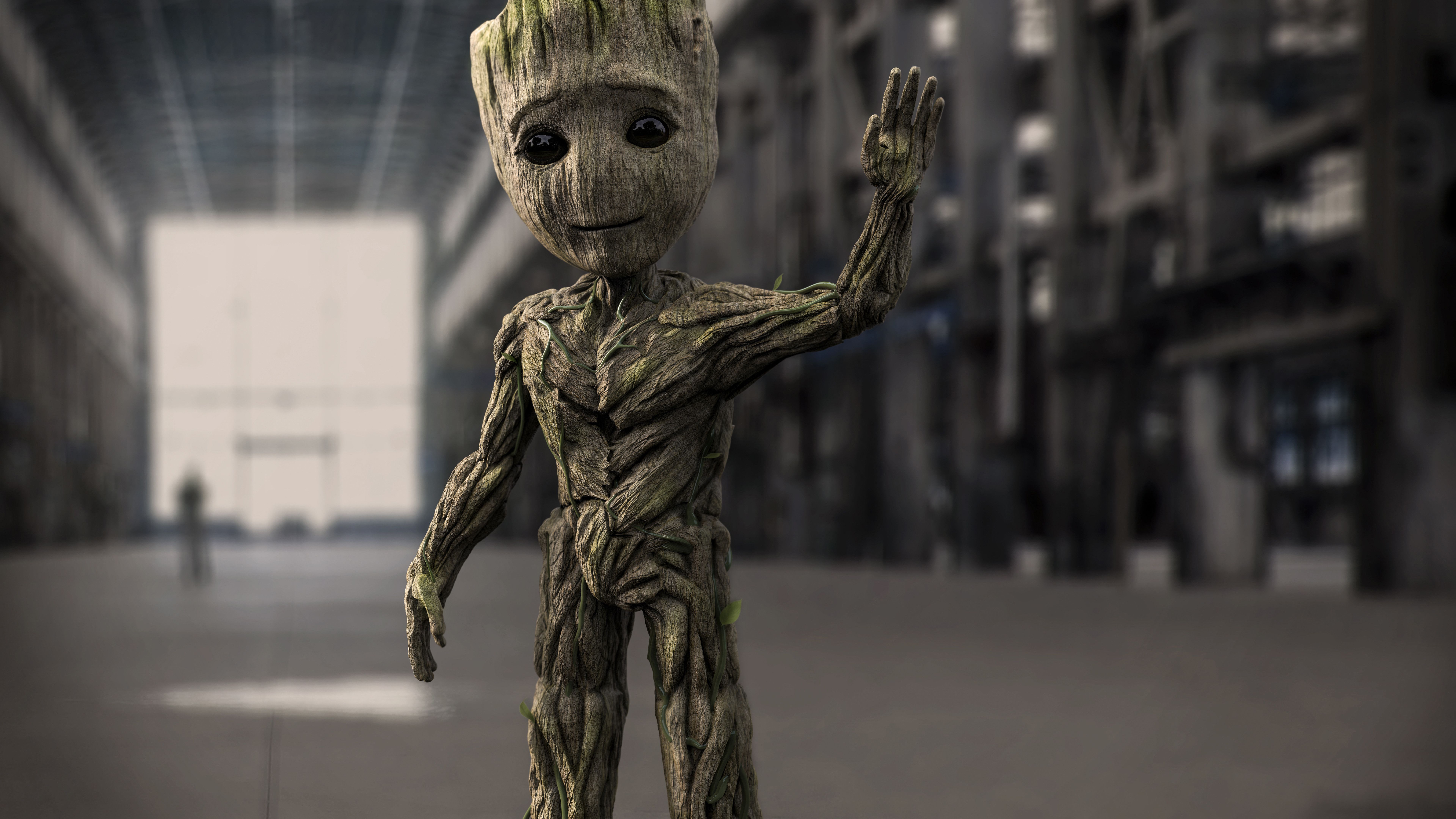 Baby Groot 8k 8k HD 4k Wallpaper, Image, Background, Photo and Picture