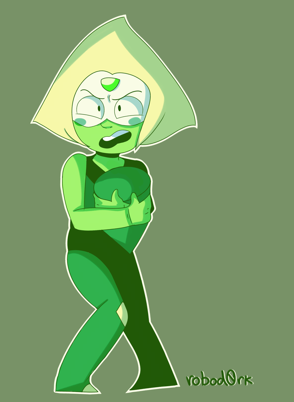 Free download steven universe] peridot by robod0rk [1024x1400]