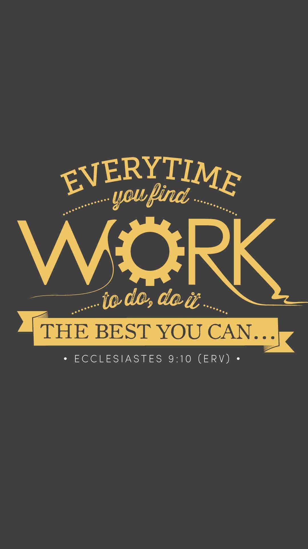 Encouraging Verse iPhone Wallpaper