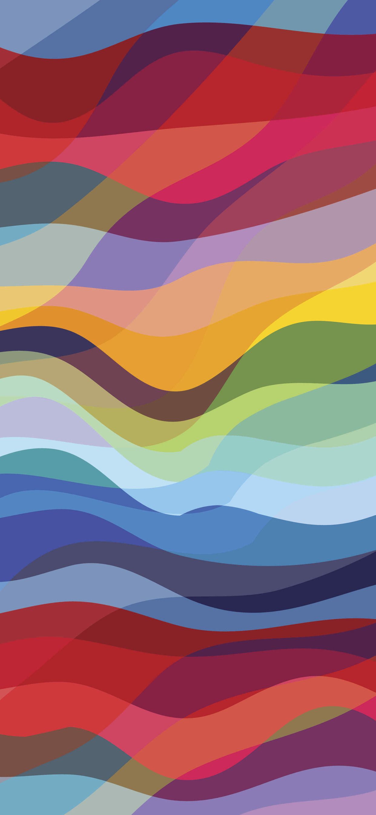 Abstract Waves Colorful 4k Wallpaper