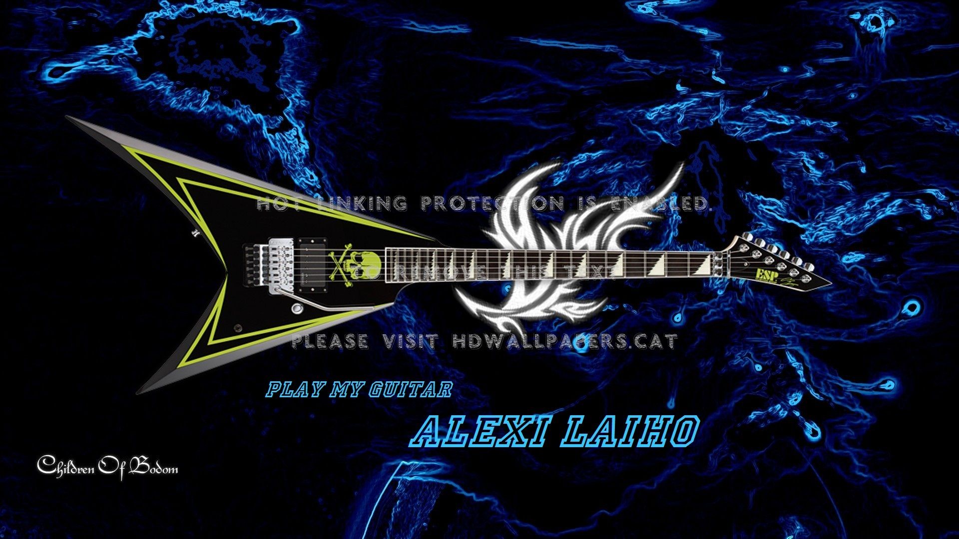 Gitarre Alexi Laiho Guitar Player Music