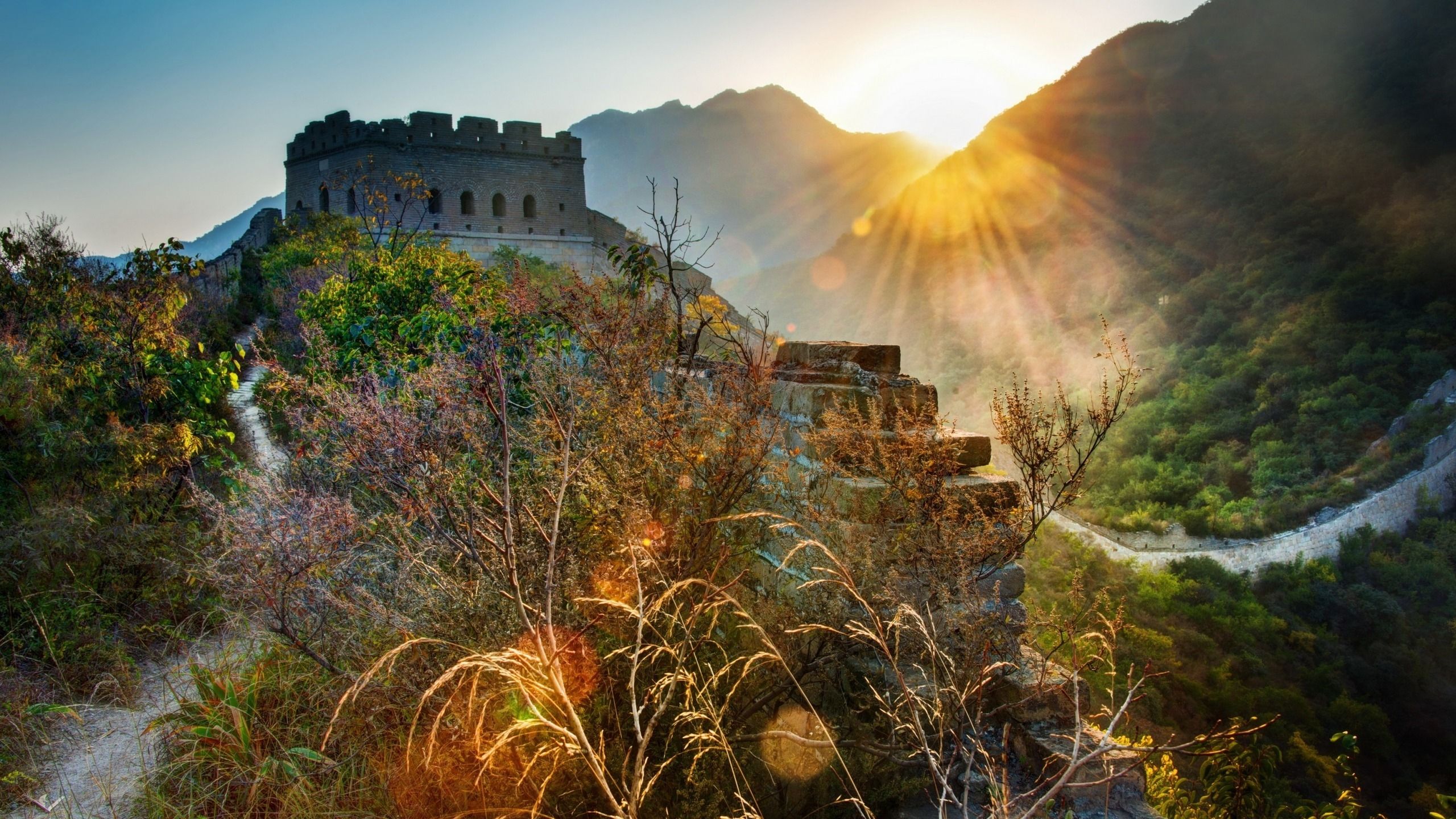 The Great Wall of China Landscape desktop PC and Mac wallpaper