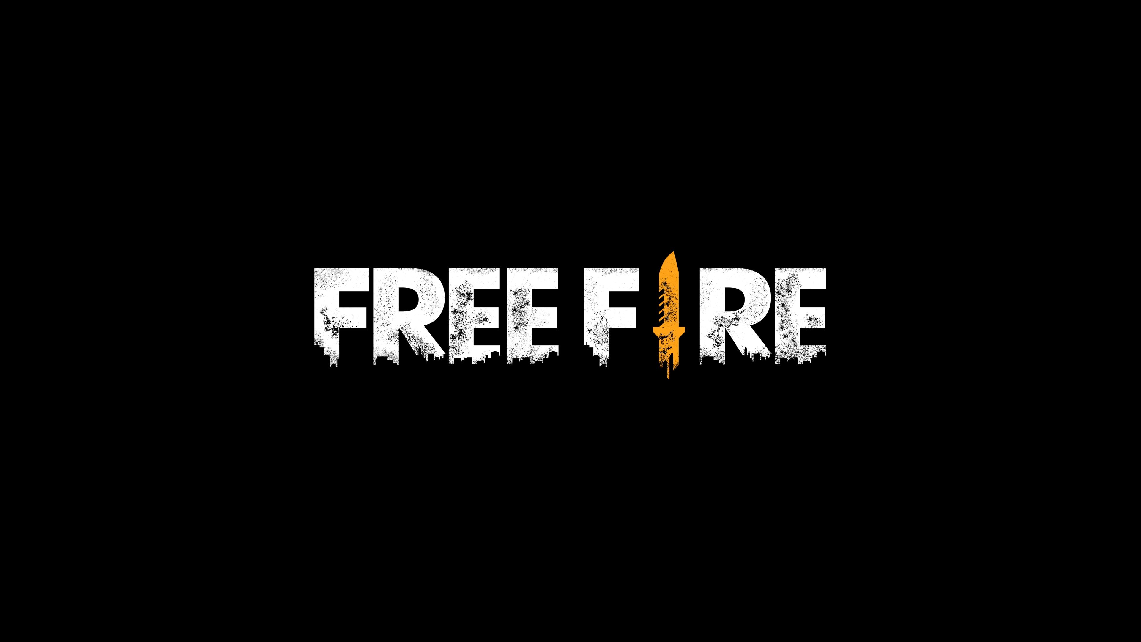 Free Fire Logo Wallpaper 5k Ultra HD