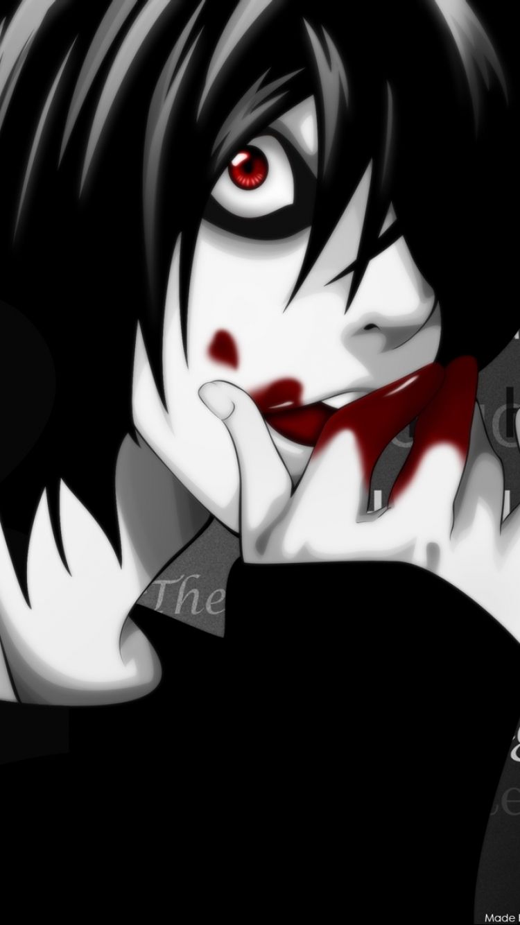 Anime Death Note (750x1334) Wallpaper