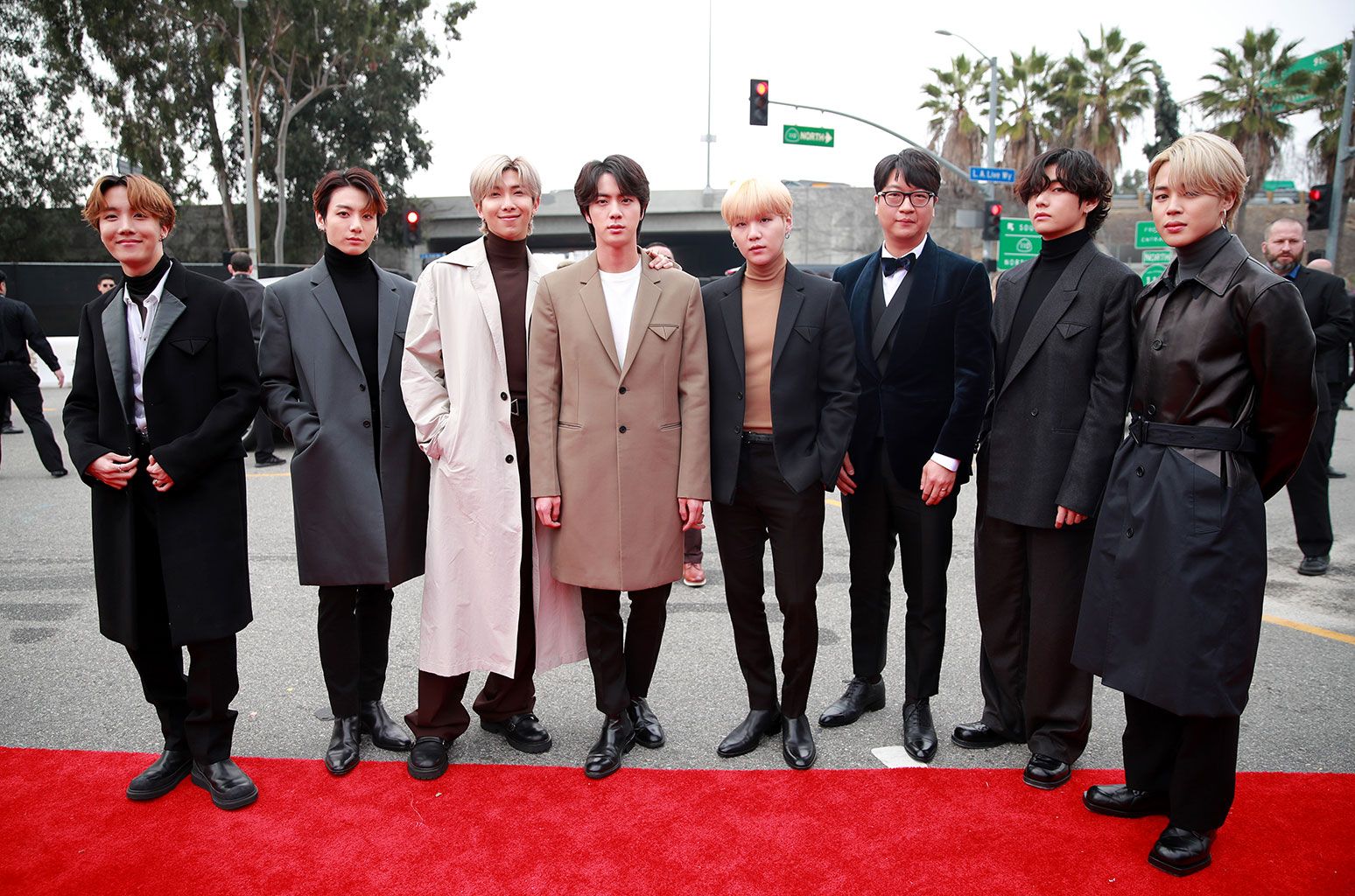 BTS' 2020 Grammy Awards Red Carpet Looks: See The Photo