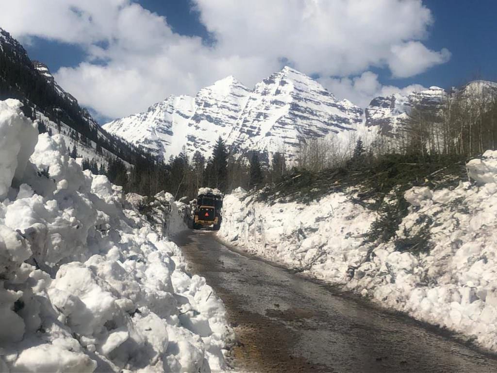 Avalanche debris delays opening of Maroon Bells, Independence Pass