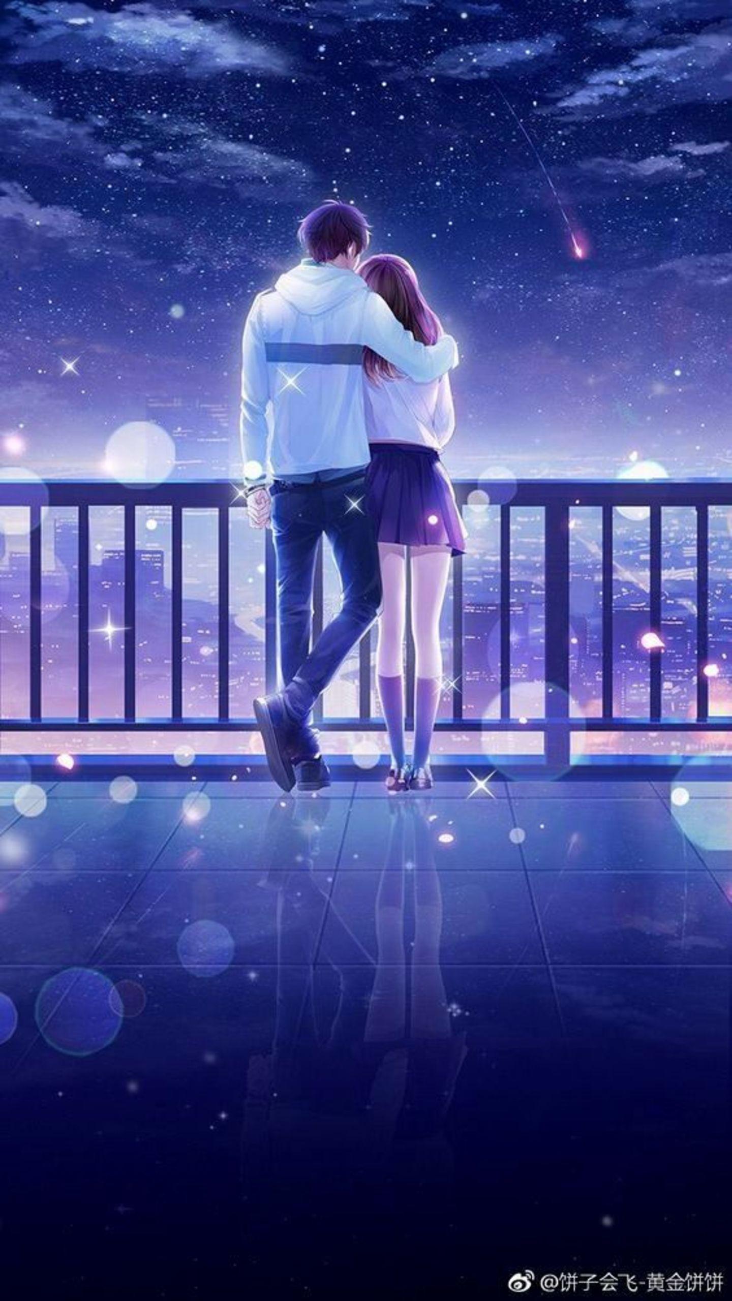 Anime Love Couple Wallpaper For Android