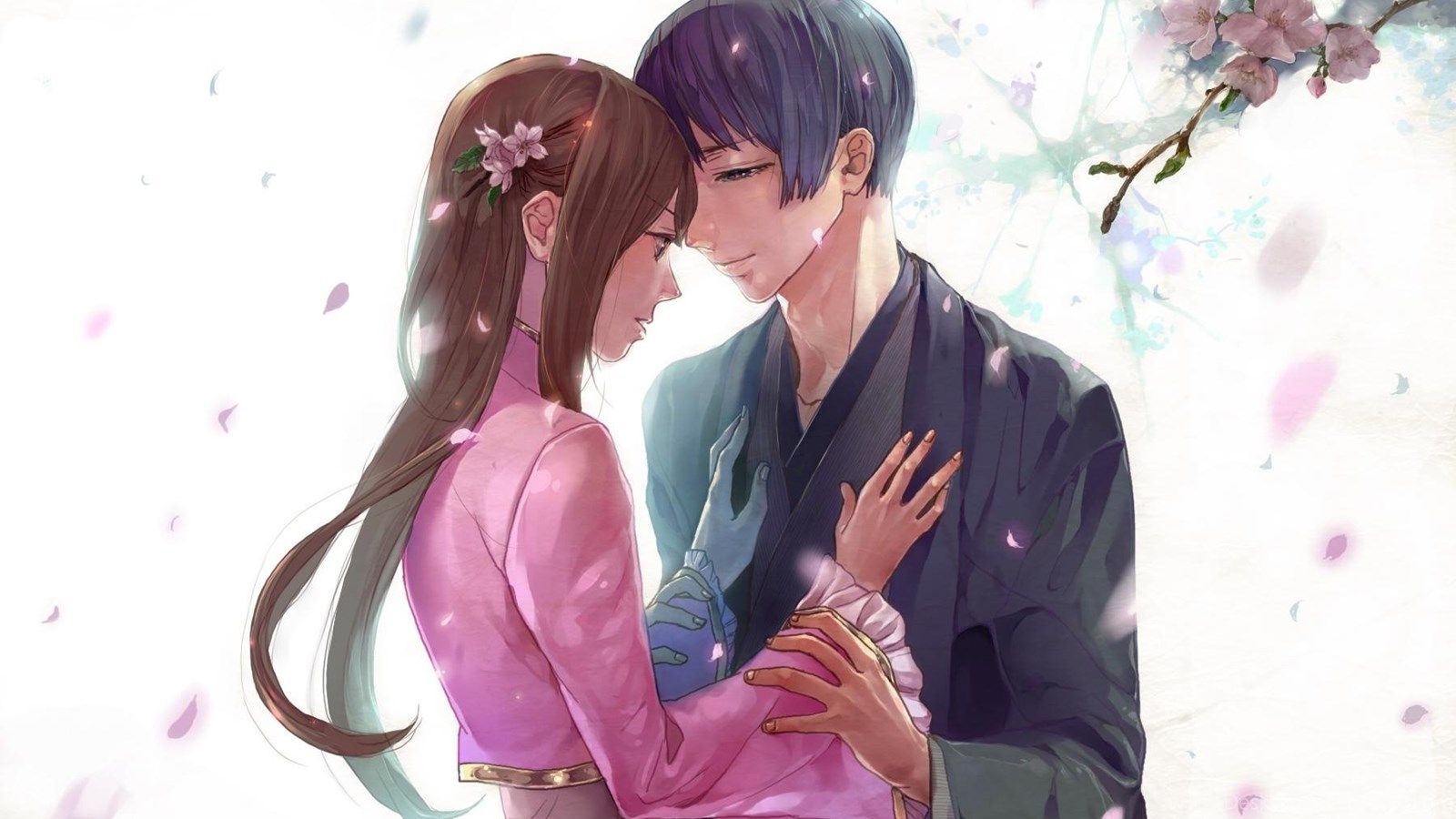 Anime Sweet Couple Wallpaper Anime Couple