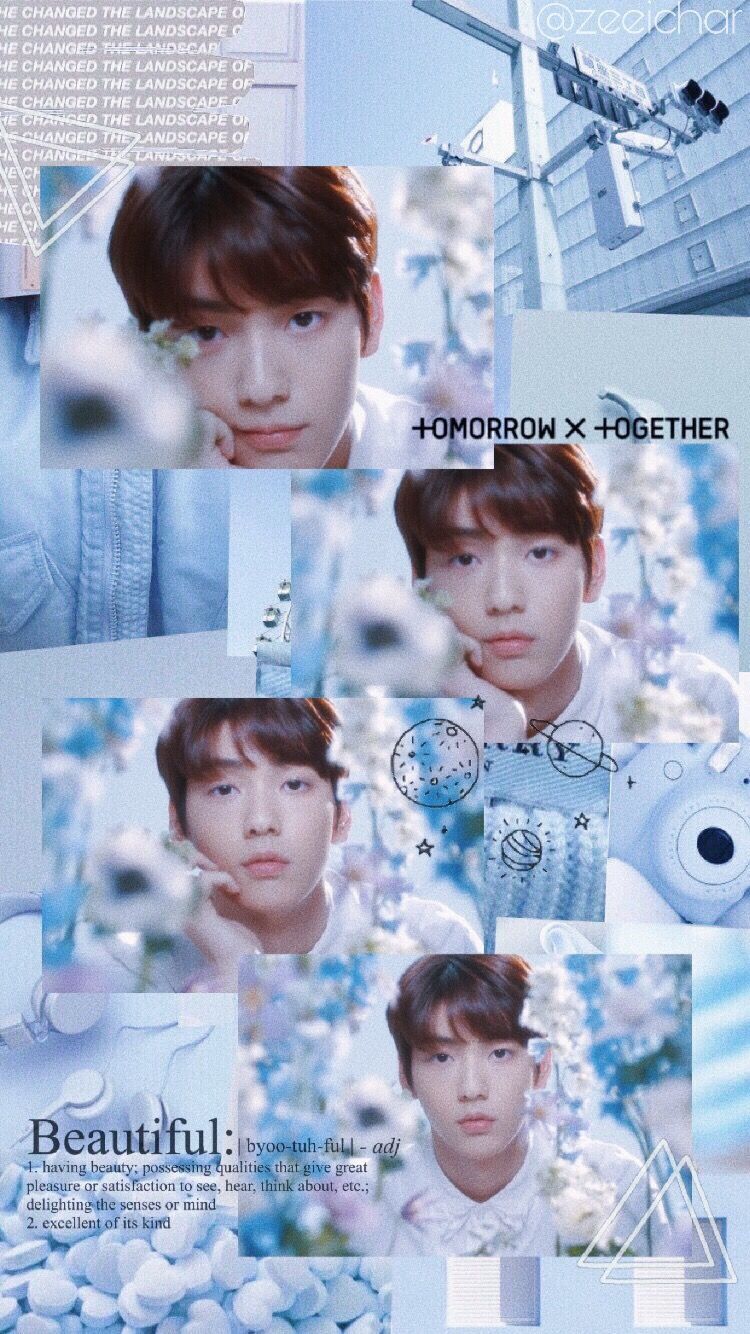 WALLPAPER #TXT #TAEHYUN. Selebritas, Gambar