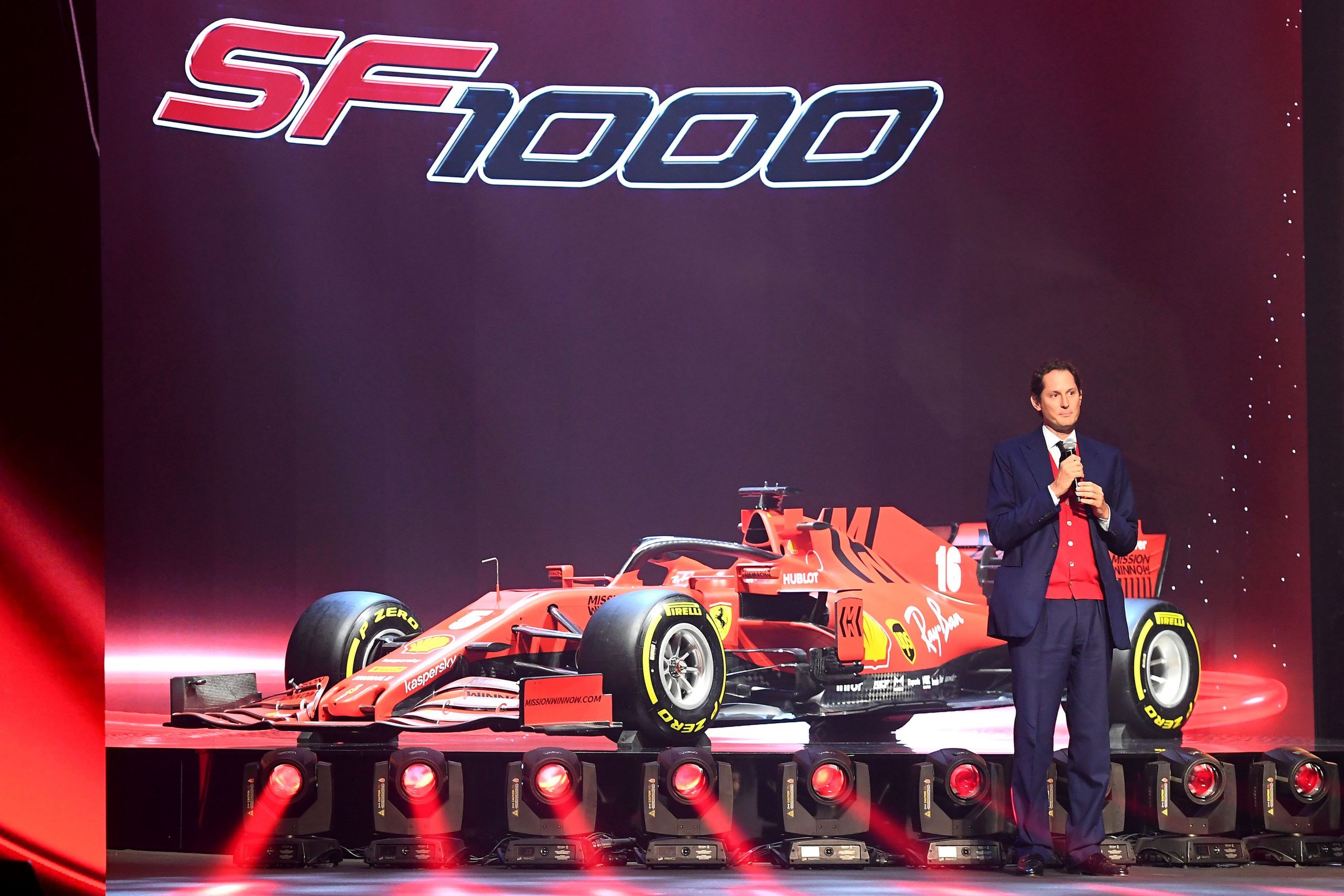 Ferrari SF1000 F1 car launch picture