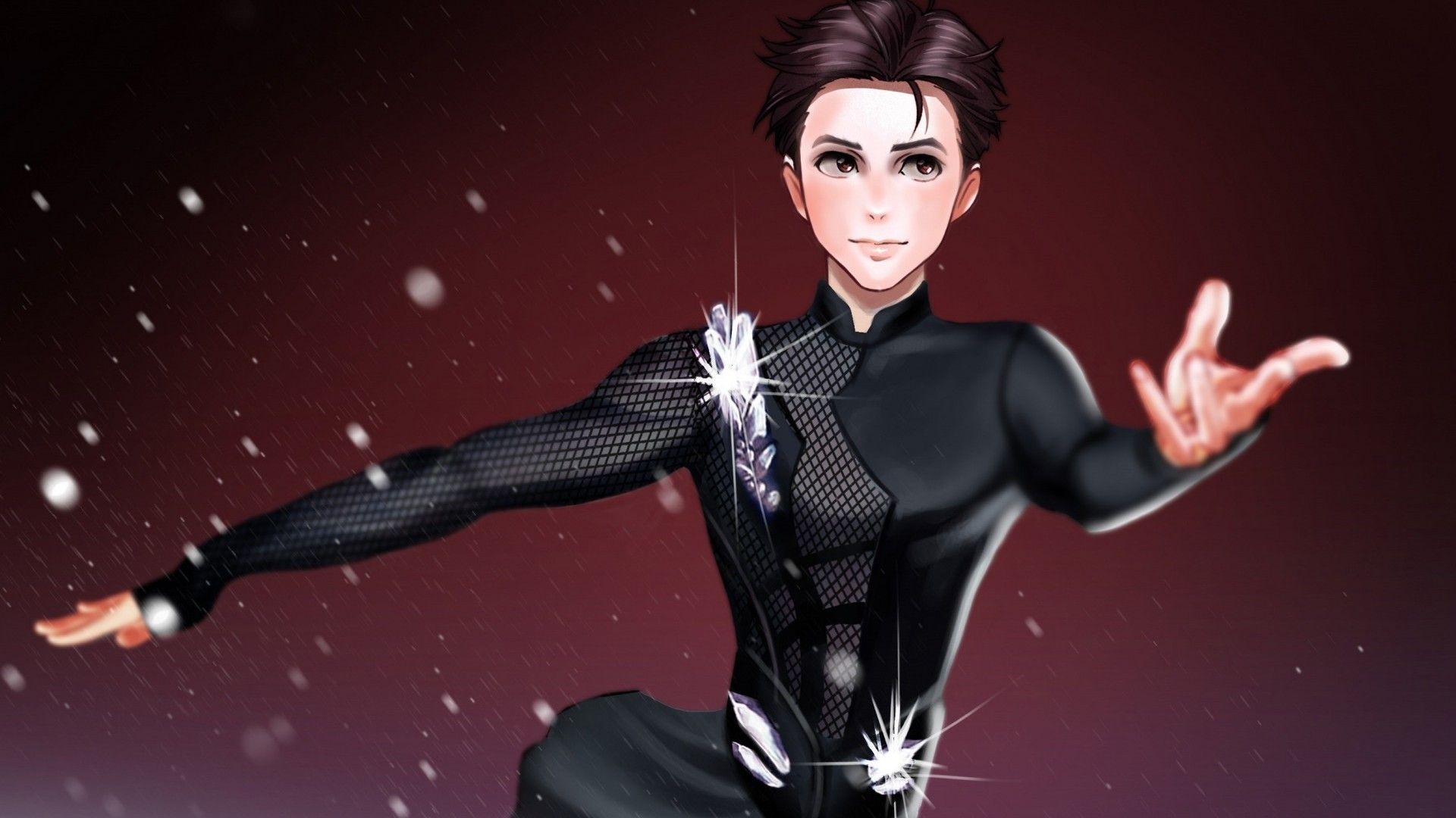 Download 1920x1080 Yuri On Ice, Yuri Katsuki, Sports Anime