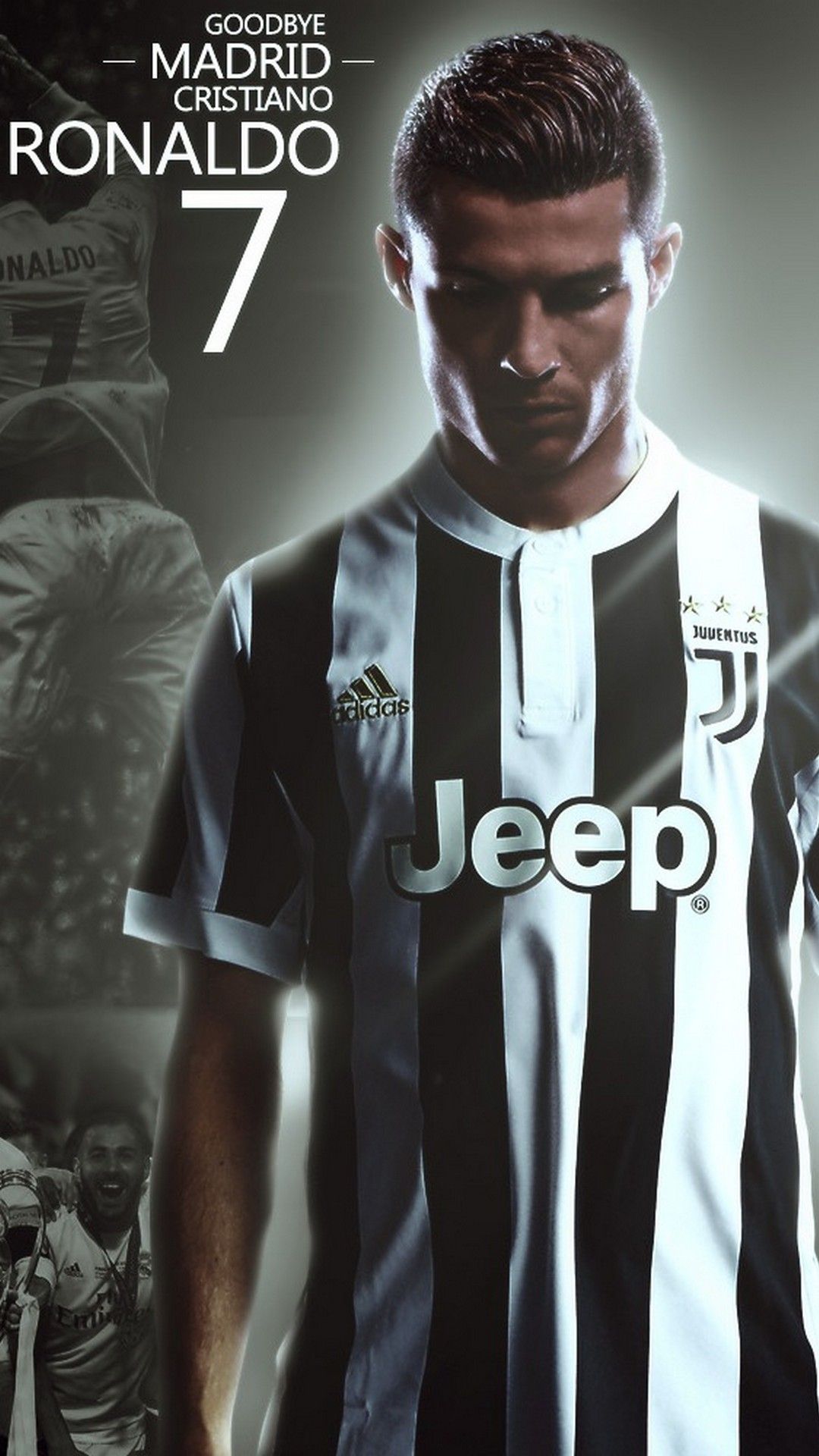 Free download iPhone Wallpaper CR7 Juventus 2019 3D iPhone