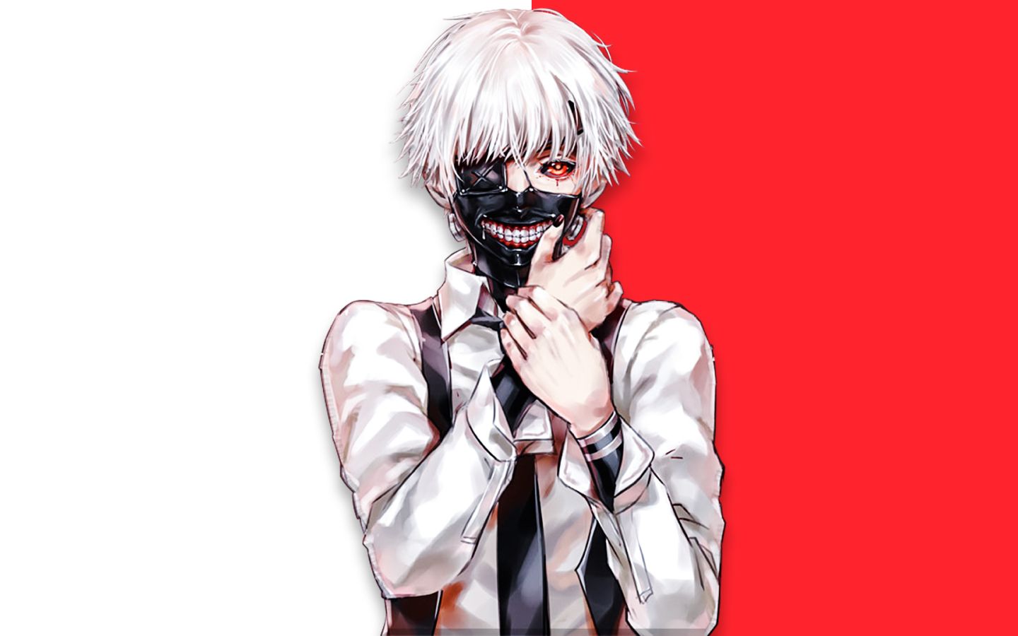 Ken Kaneki Tokyo Ghoul Art 1440x900 Wallpaper, HD Anime