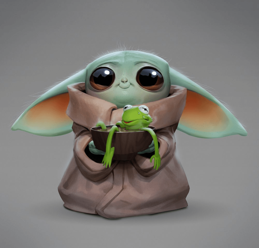 Baby Yoda Soup Wallpapers Wallpaper Cave