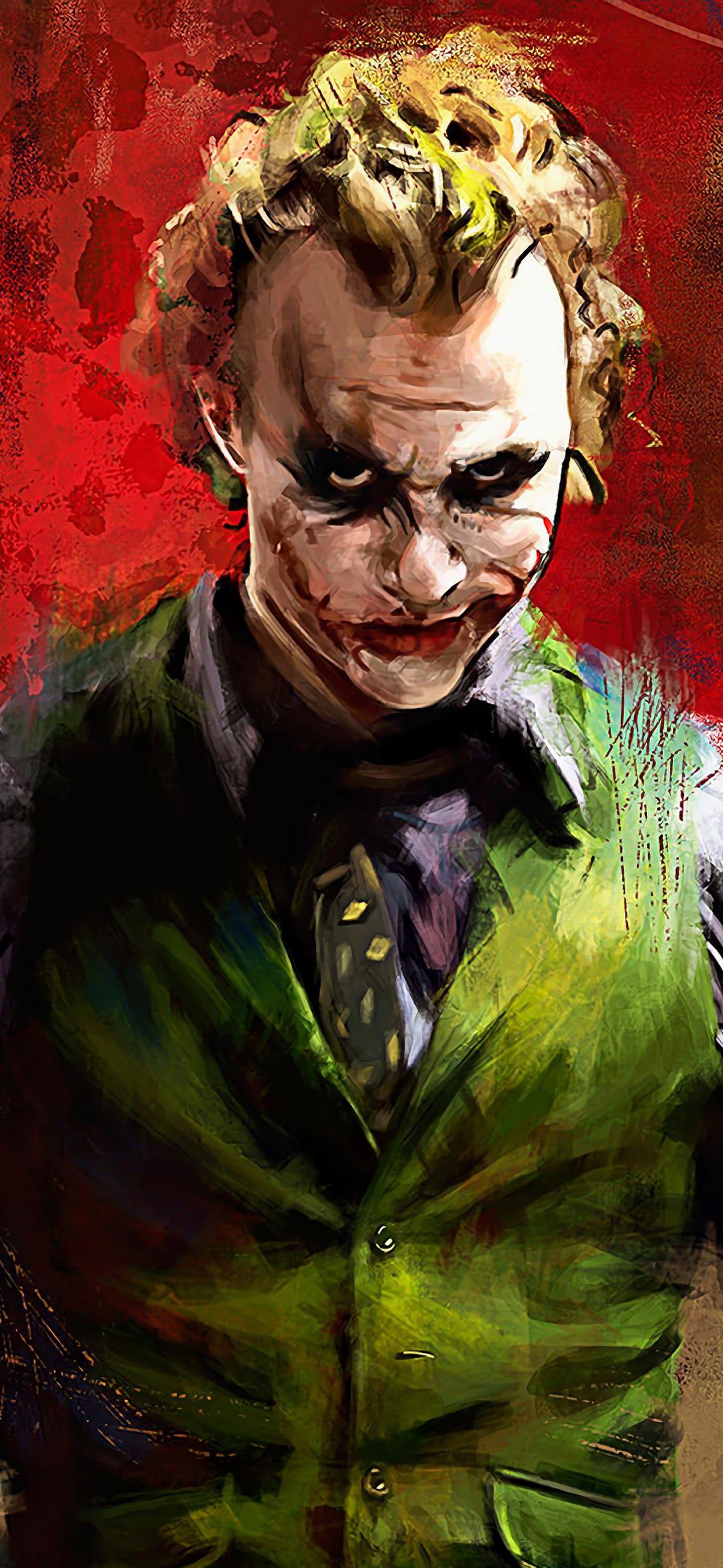Joker Heath Ledger 4K Wallpaper