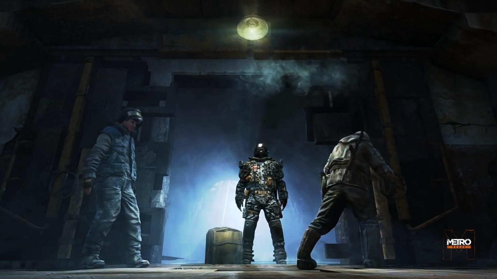 Metro Redux 'wallpaper' from the trailer entering VDNKh