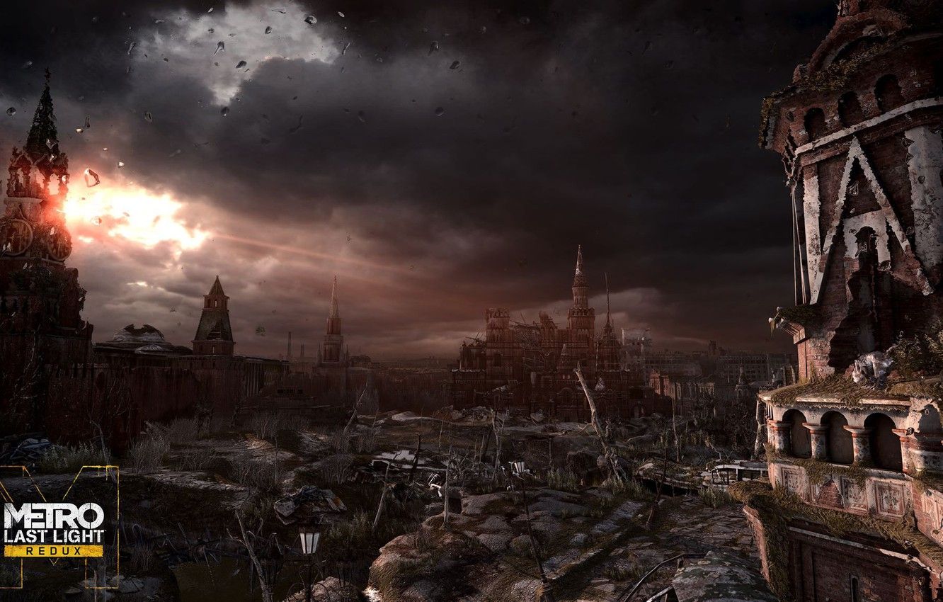 Wallpaper game, Moscow, postapokalipsis, Last Light, Metro 2033