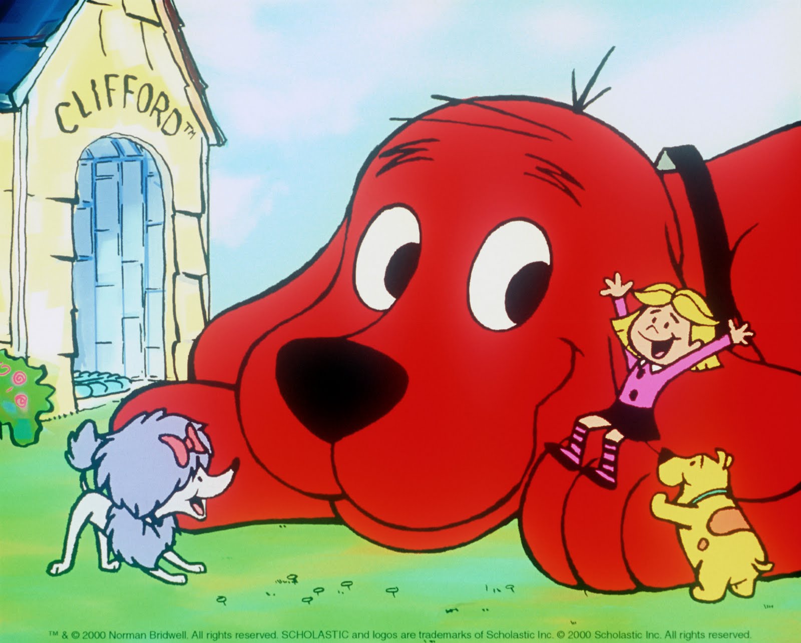 The Best Cartoon Wallpaper: Clifford The Big Red Dog Wallpaper