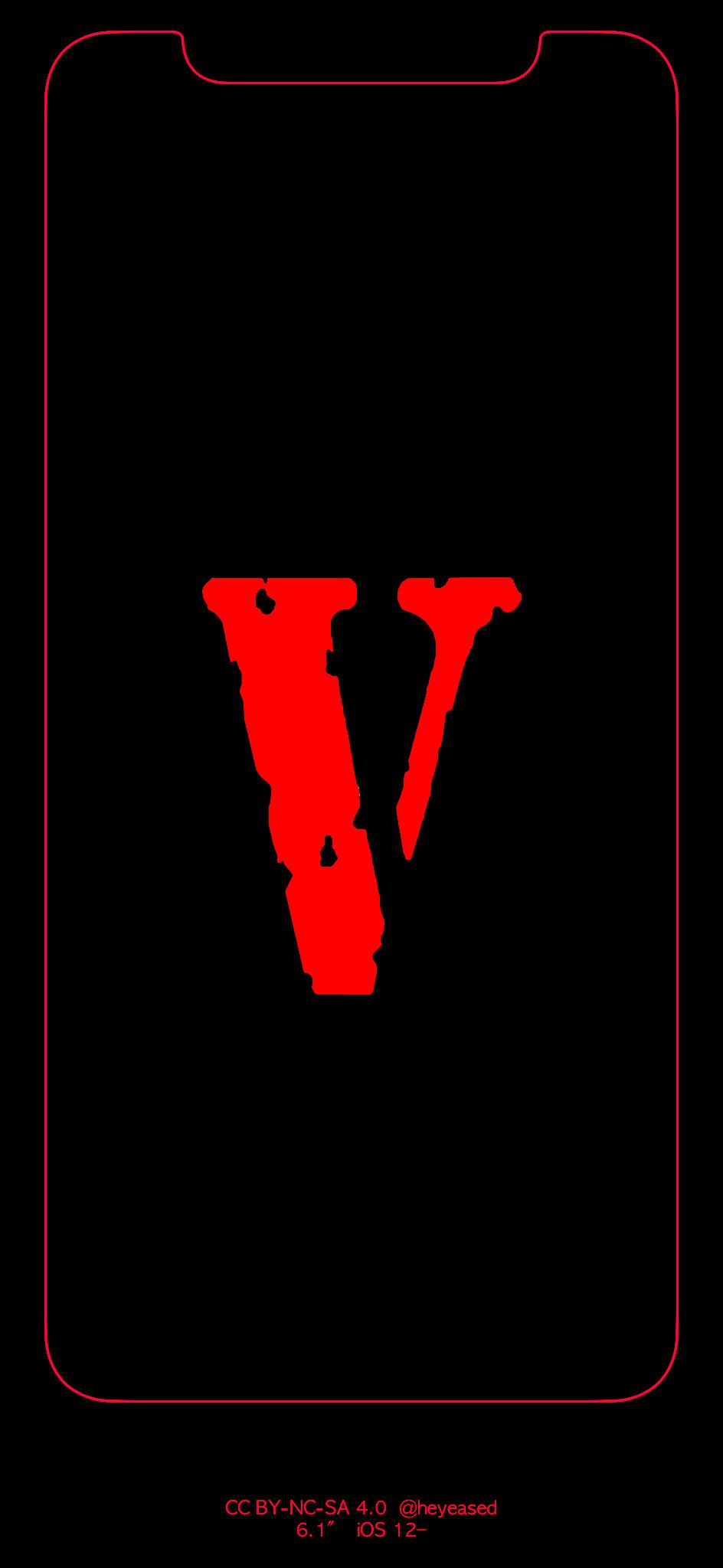 I created a vlone wallpapers for iPhone XR it has a border around