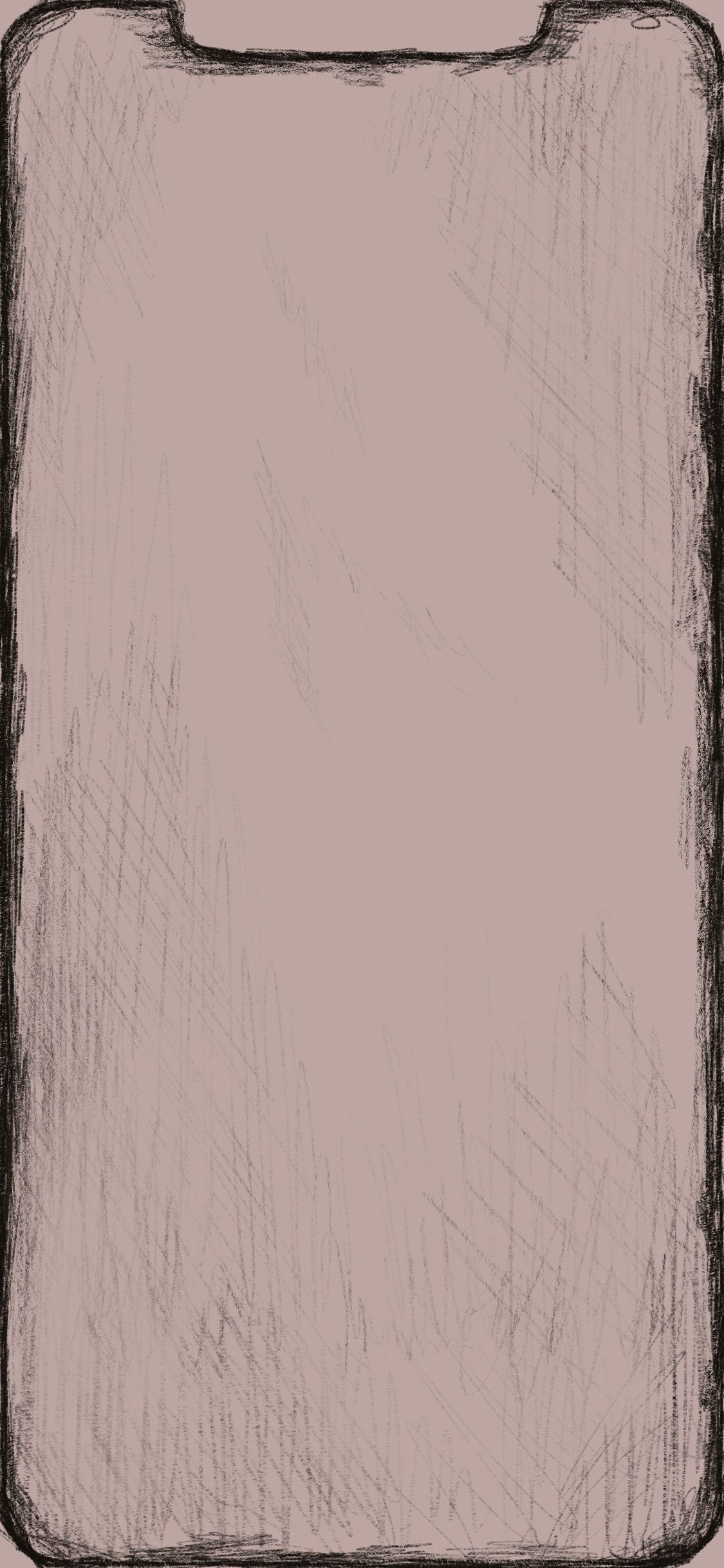 Sketched Border Wallpapers for Xs Max