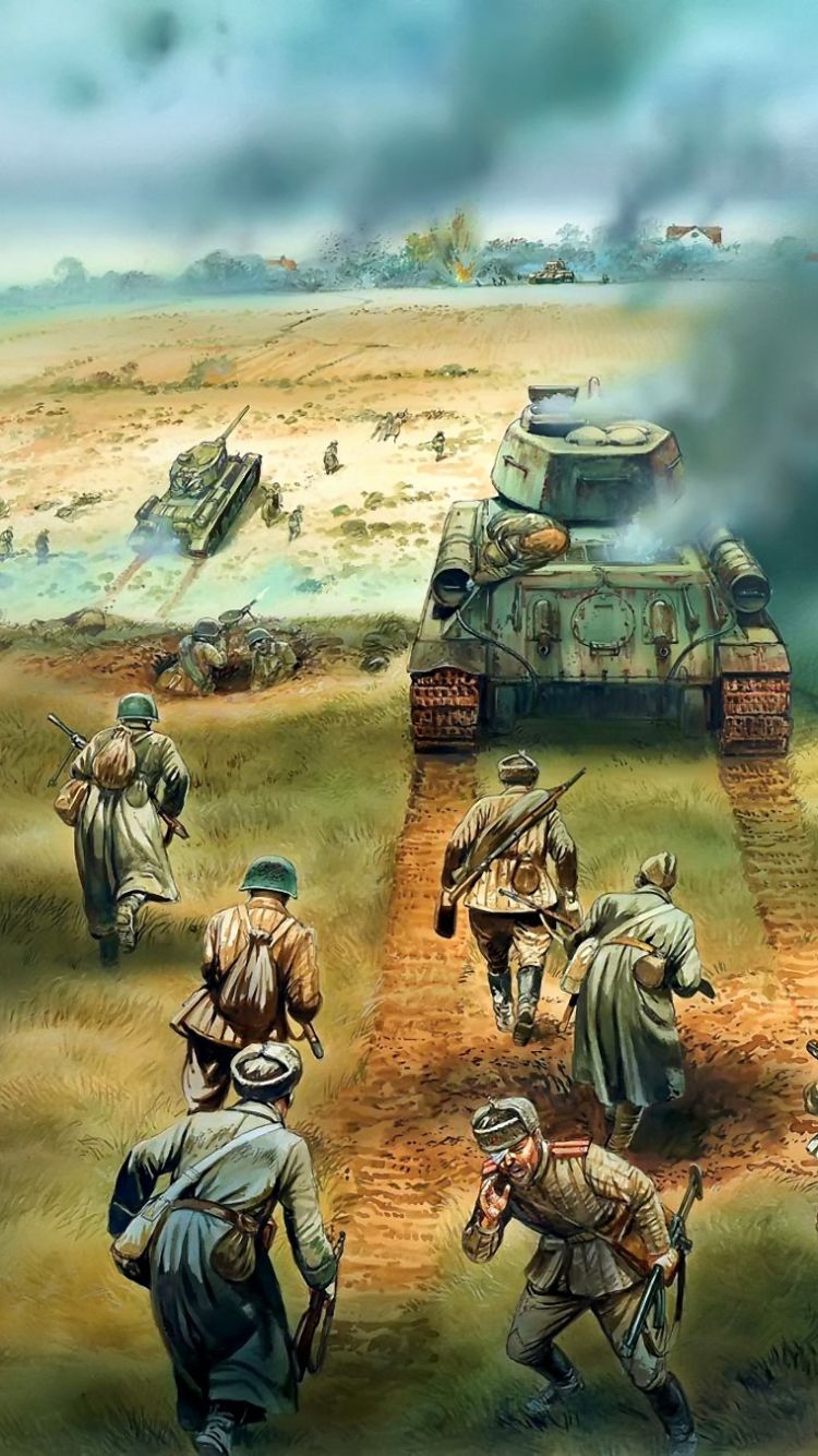 Military Battle (750x1334) Wallpaper
