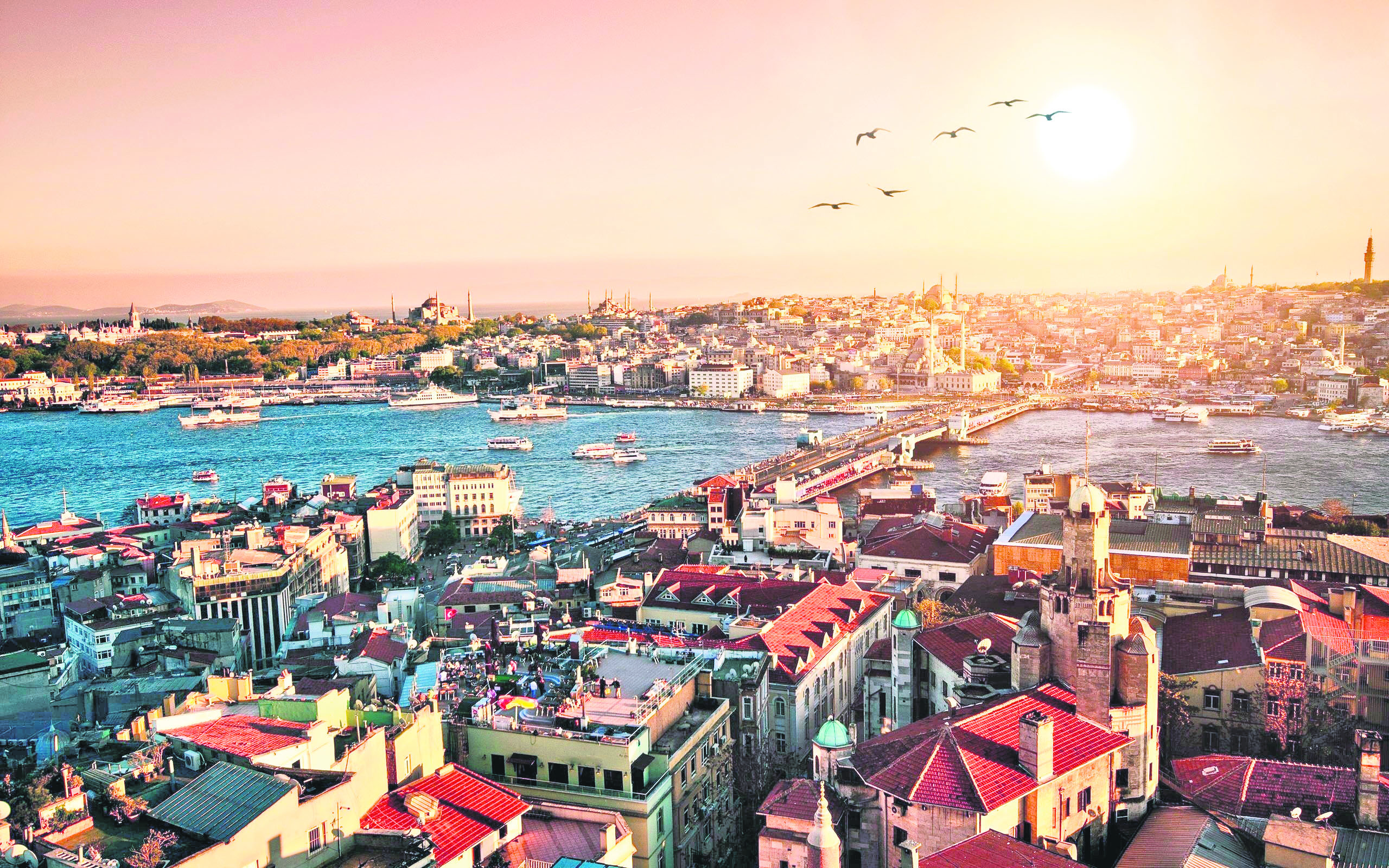 Стамбул вид на Босфор