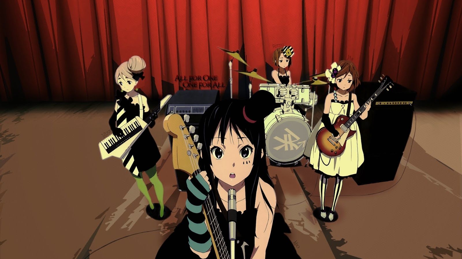 Free download Tainaka K On Girl Band Anime HD Wallpaper Desktop PC
