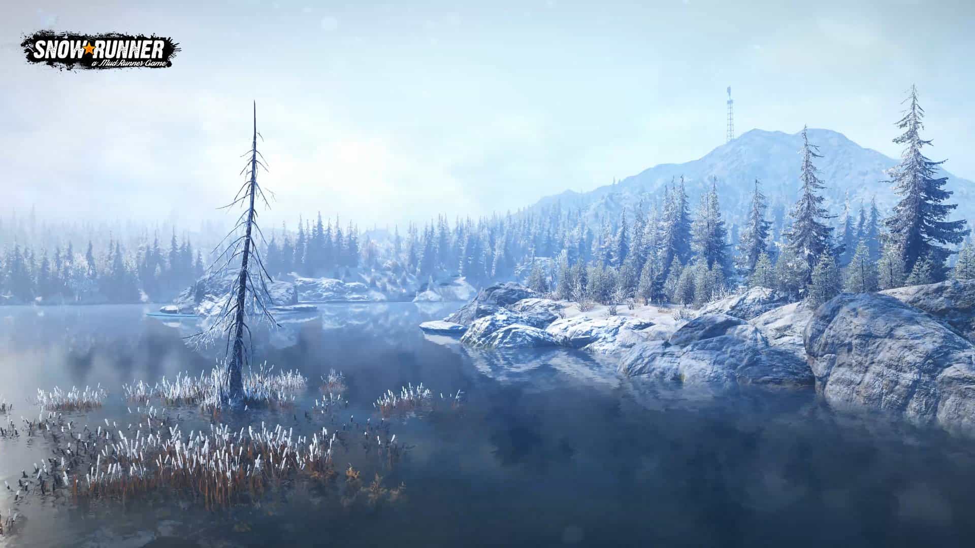 Russia and the US nature in Snowrunner game. SnowRunner Mods for PC