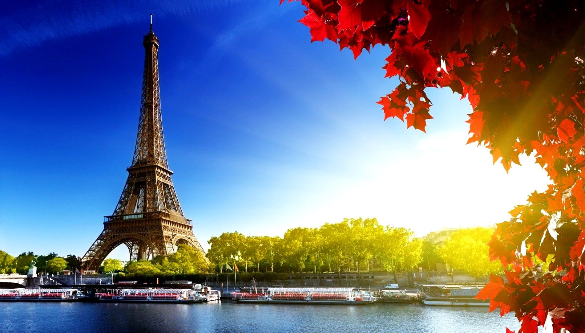 Download Free Mind Blowing Summer Paris River Picture For Mobile