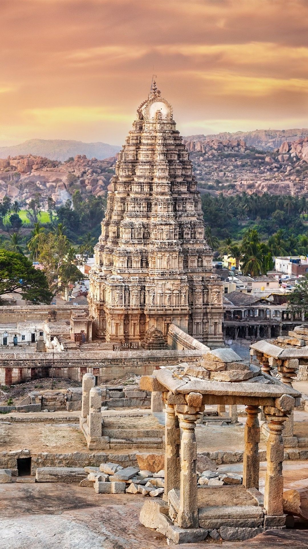 India Temple, Antiquity 1080x1920 IPhone 8 7 6 6S Plus Wallpaper